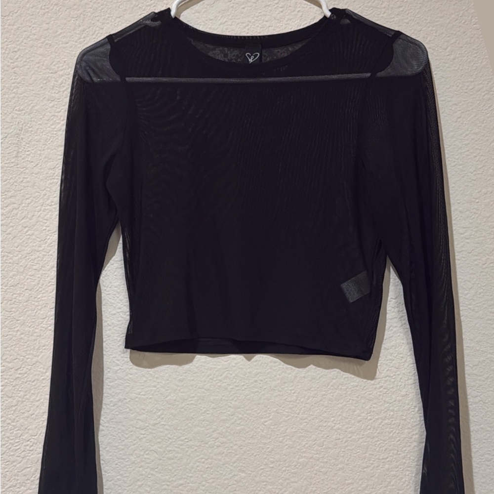 Women’s Long-Sleeve Mesh Top